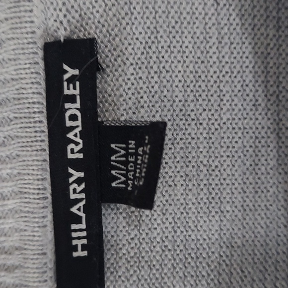 Hilary Radley Ribbed Mock-Layer Crew Neck Tunic Knit 2fer Top Sz M - Picture 3 of 12